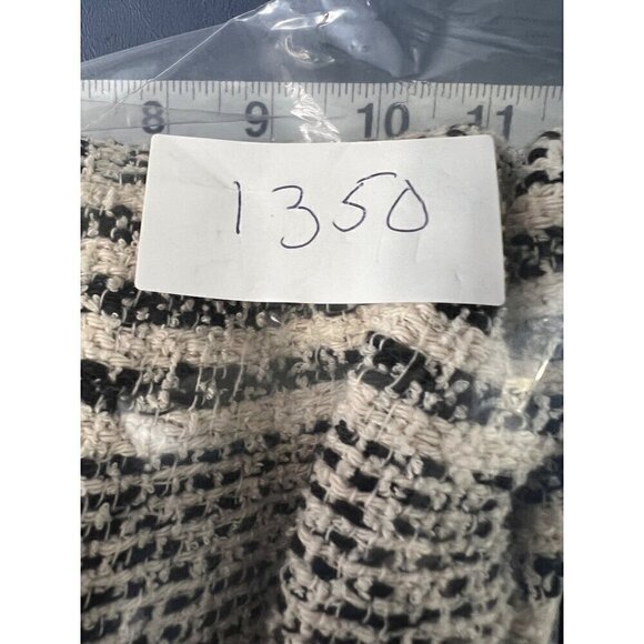 Zara Womens Black & White Striped Short-Sleeve Dress Small Tweed - Picture 13 of 13